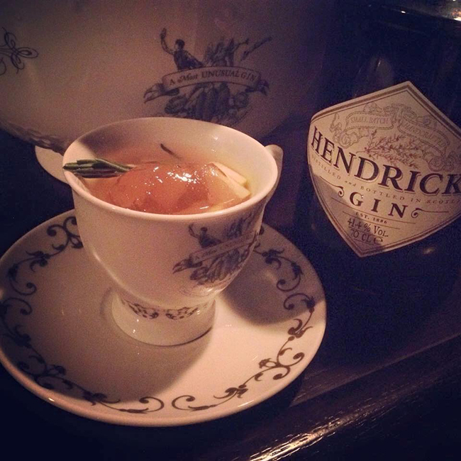 Hendrick's bar