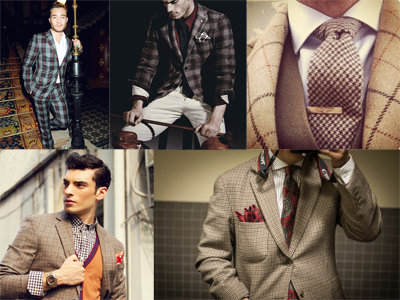 Клетчатый пиджак —  модный мужской тренд  сезона осень-зима 2012-2013