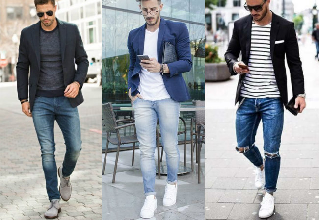 Мужской пиджак под джинсы: варианты гармоничного сочетания - Мужская мода - Мода и стиль - MEN's LIFE
