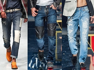 Модные мужские джинсы весна-лето 2015