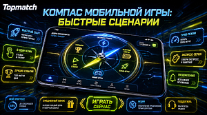 Мобильная игра в интерфейсе Topmatch для быстрых игровых сценариев 