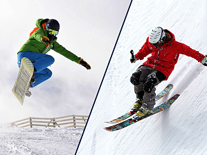 Лыжи vs сноуборд